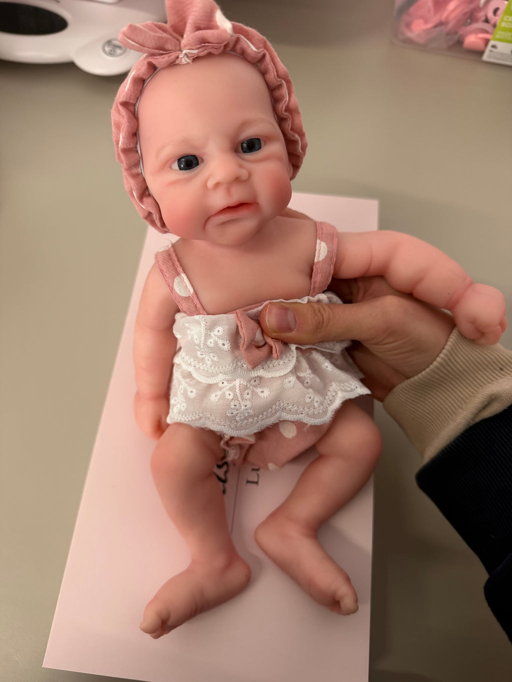 33cm Full Body Silicone Reborn Baby Girl – Mini Karen | Dollsy