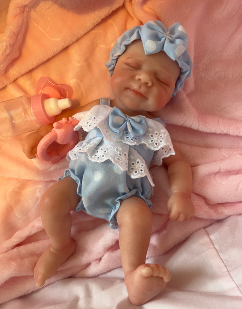 Full body silicone reborn baby doll squisy and floppy newborn size 