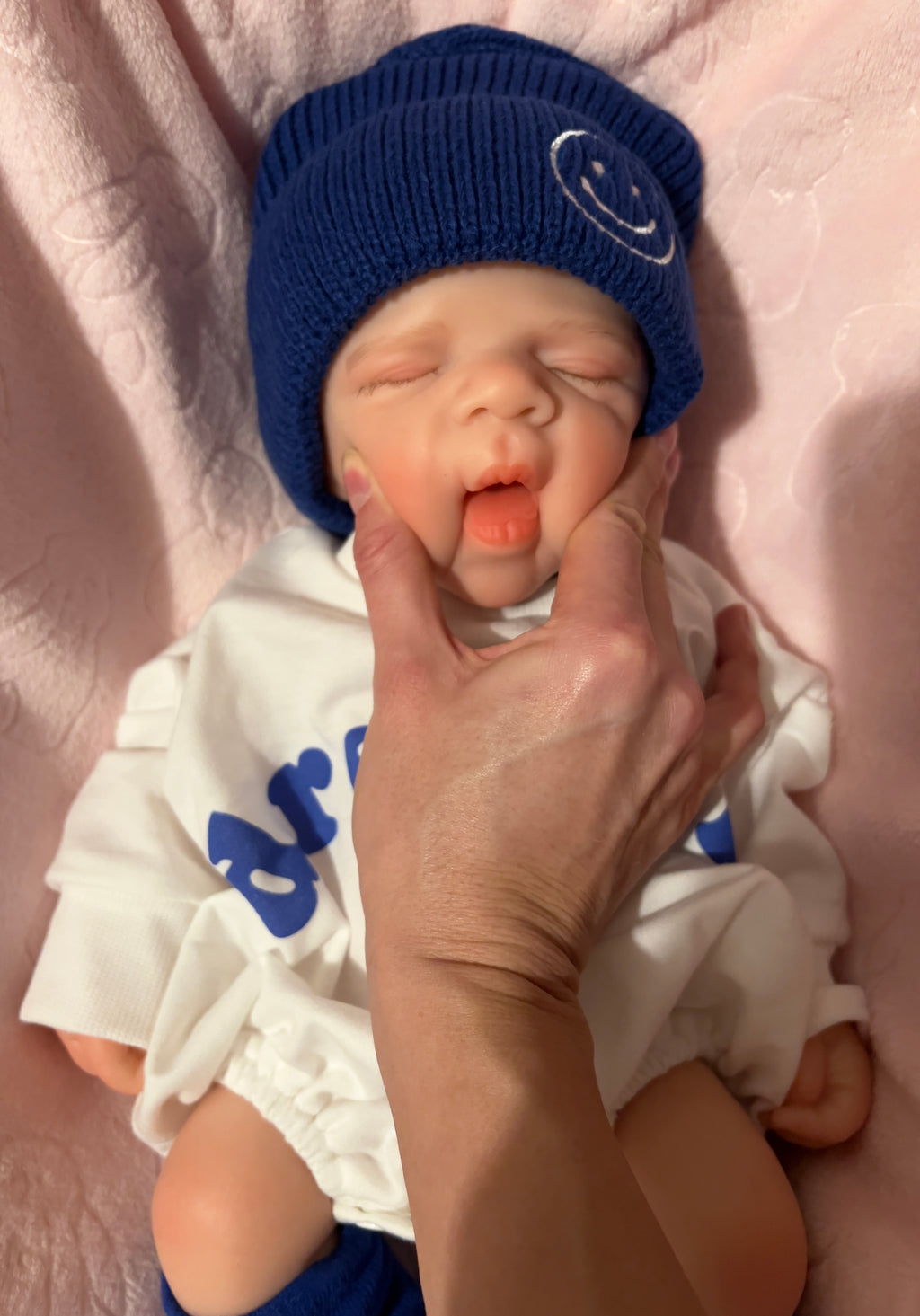 Realistic Silicone Baby Boy Doll – 47cm, Squishy & Floppy with Accessories