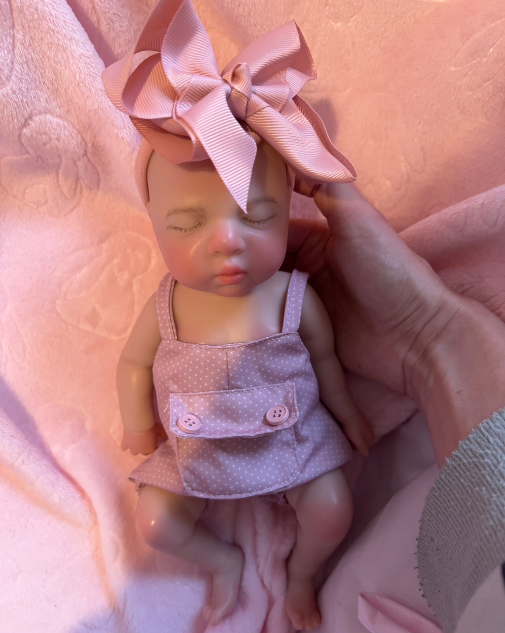 Mini ELLA - Realistic 100% Silicone Reborn Baby Doll 33cm, Squishy & Floppy