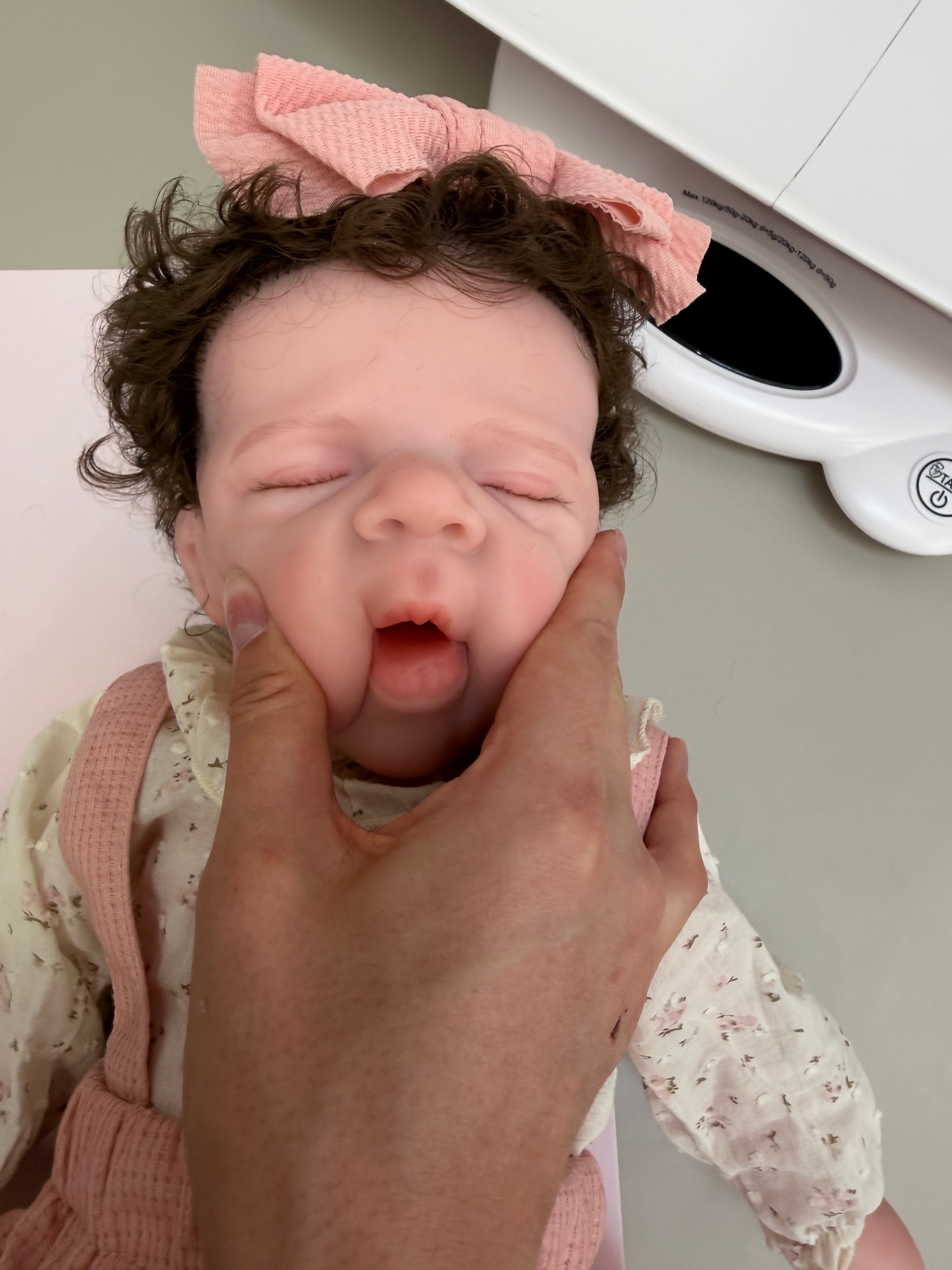 47cm Full Body Silicone Reborn Baby Girl with Rooted Nylon Hair – MIA | Dollsy