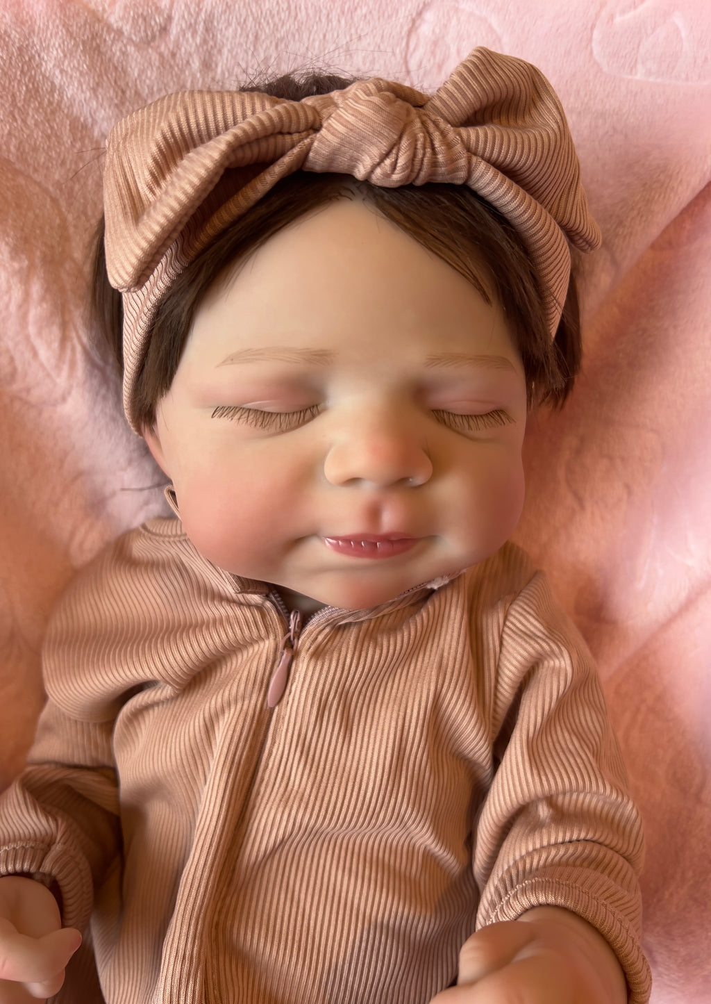 Realistic Full Vinyl Reborn Style Baby Girl – 47cm with Accessories