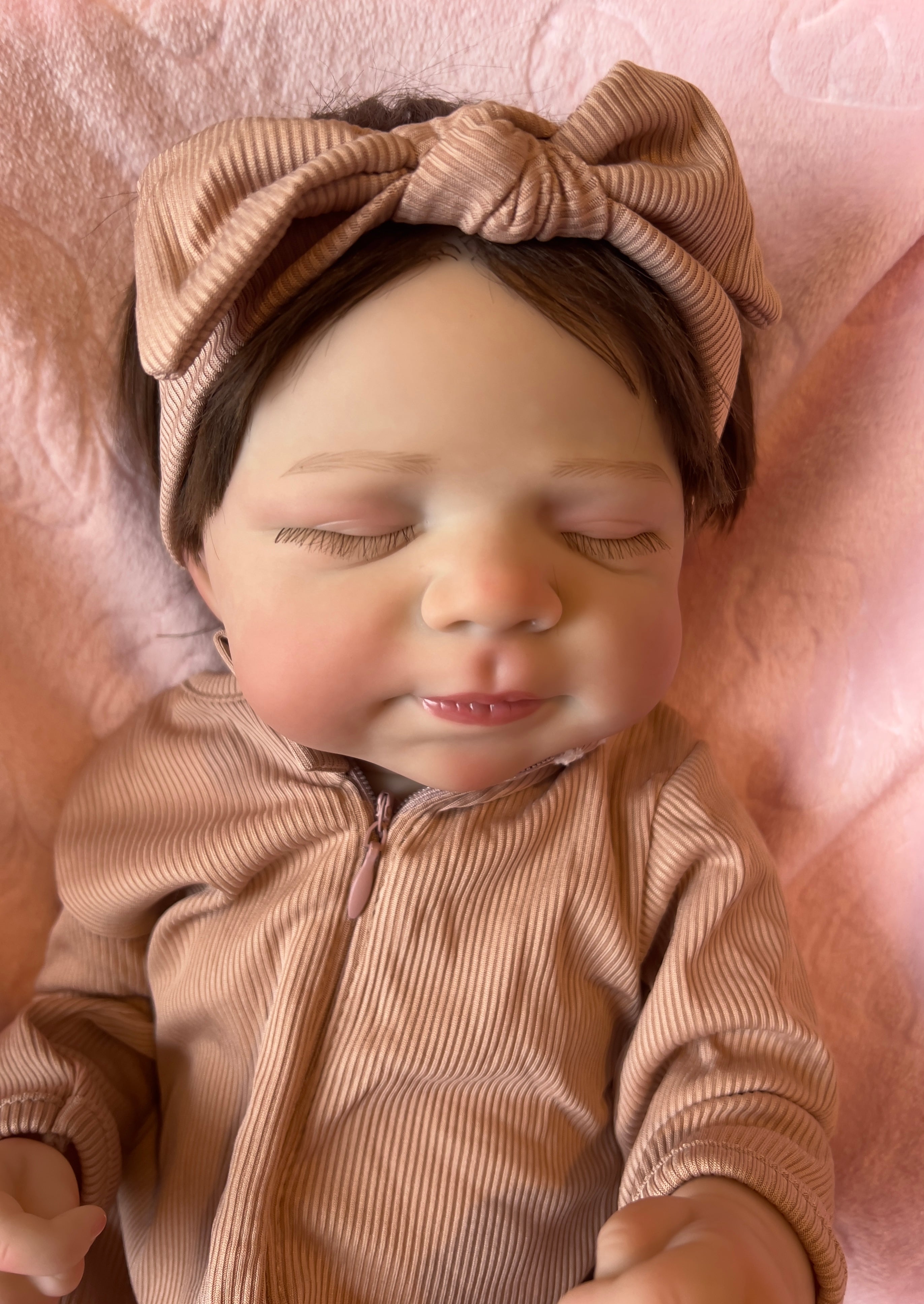 Realistic Full Vinyl Reborn Style Baby Girl – 47cm with Accessories