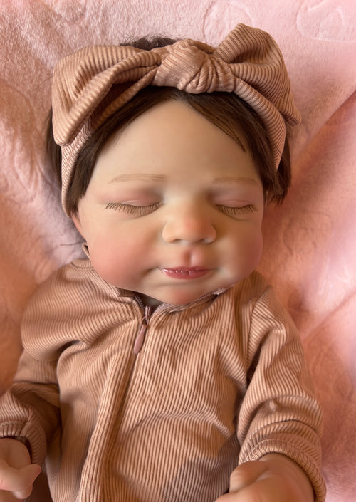 Realistic Full Vinyl Reborn Style Baby Girl – 47cm with Accessories