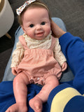 50cm Full Body Silicone Reborn Baby Girl with Hand-Rooted Mohair Hair – BLAKE | Dollsy