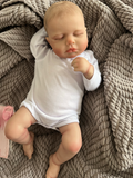 Realistic Reborn Baby Doll – 47cm Soft Cloth Body with Vinyl Limbs & Accessories
