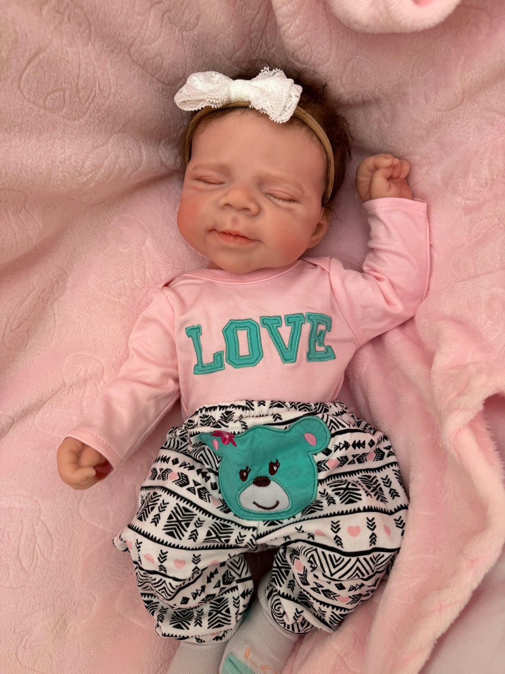 MIA - Realistic 100% Silicone Reborn Baby Doll 47cm, Squishy & Floppy