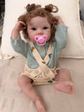 Realistic Full Vinyl Reborn Style Baby Girl – 47cm with Accessories