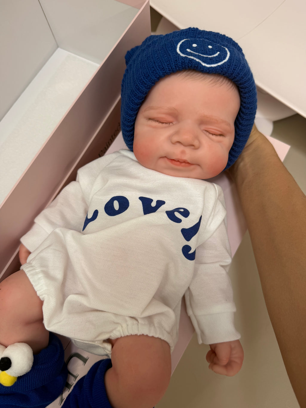 47cm Full Body Silicone Reborn Baby Boy with Painted Hair – JACK | Dollsy