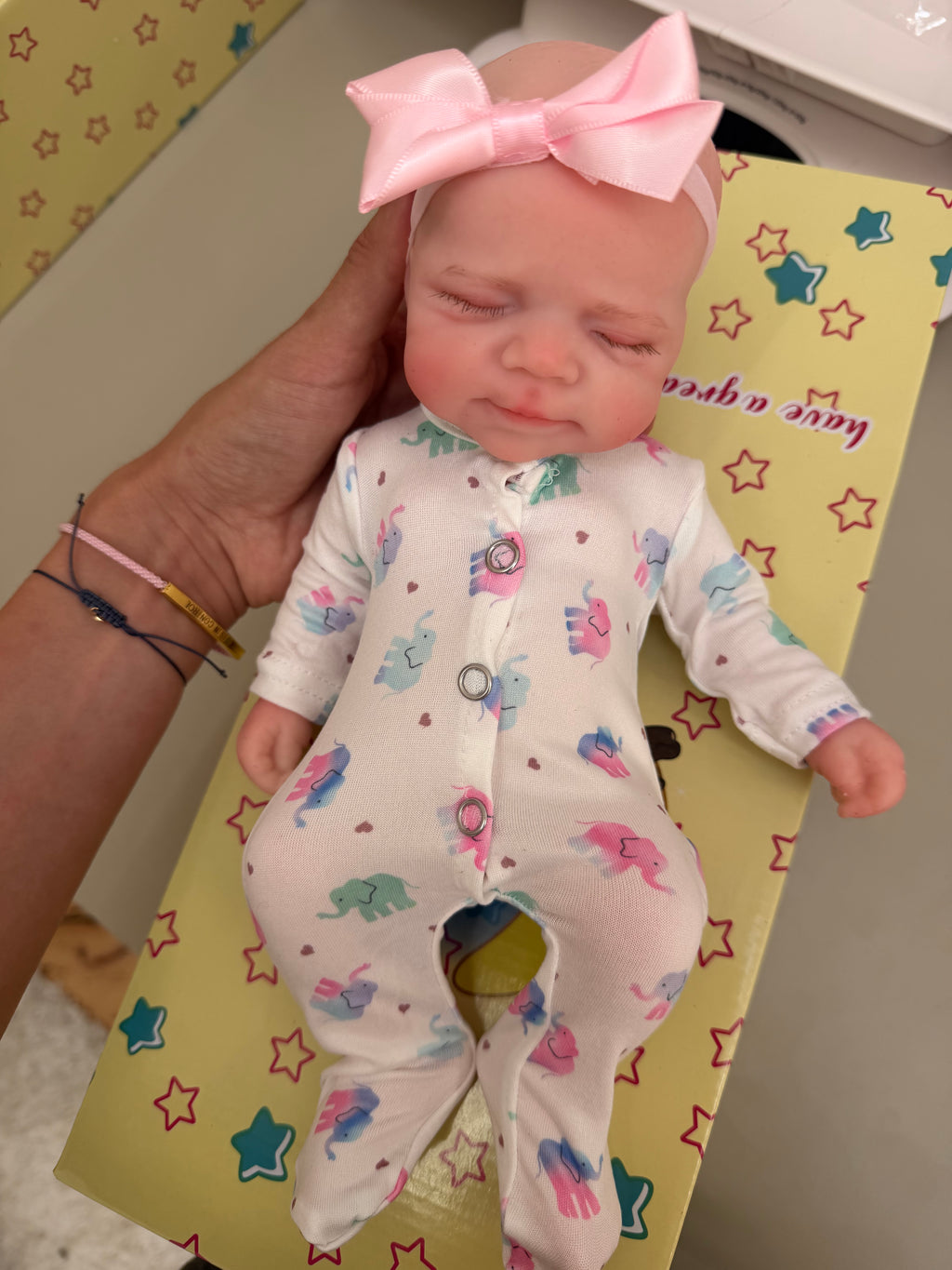 Mini MIA - Realistic 100% Silicone Reborn Baby Doll 33cm, Squishy & Floppy
