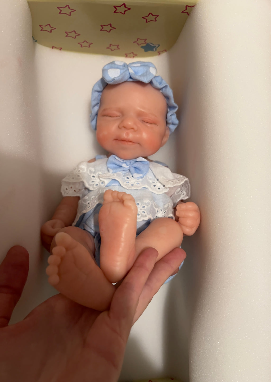 Realistic Silicone Baby Girl Doll – 33cm, Squishy & Floppy