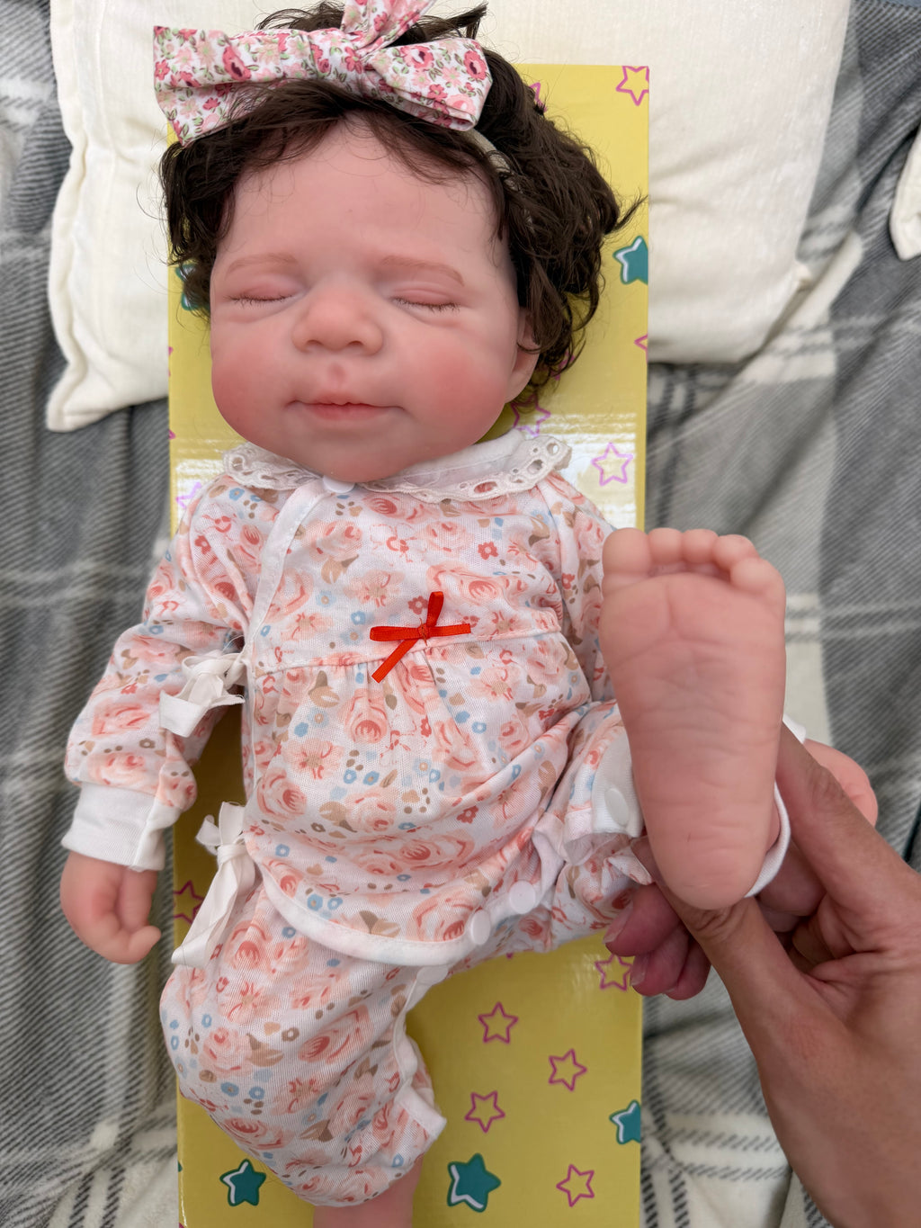 MIA - Realistic 100% Silicone Reborn Baby Doll 47cm, Squishy & Floppy