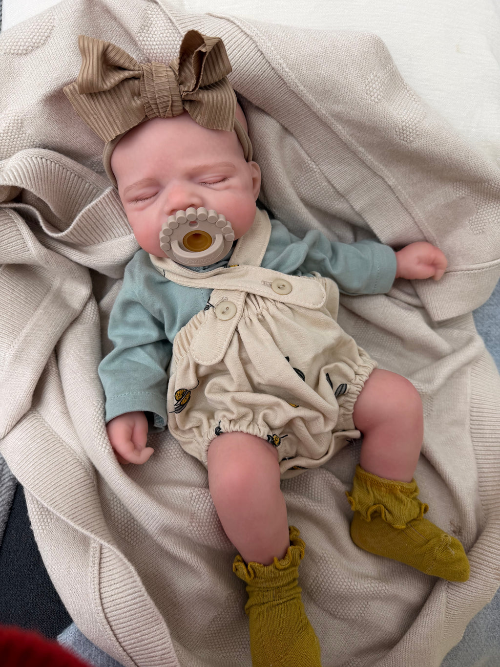 MIA - Realistic 100% Silicone Reborn Baby Doll 47cm, Squishy & Floppy