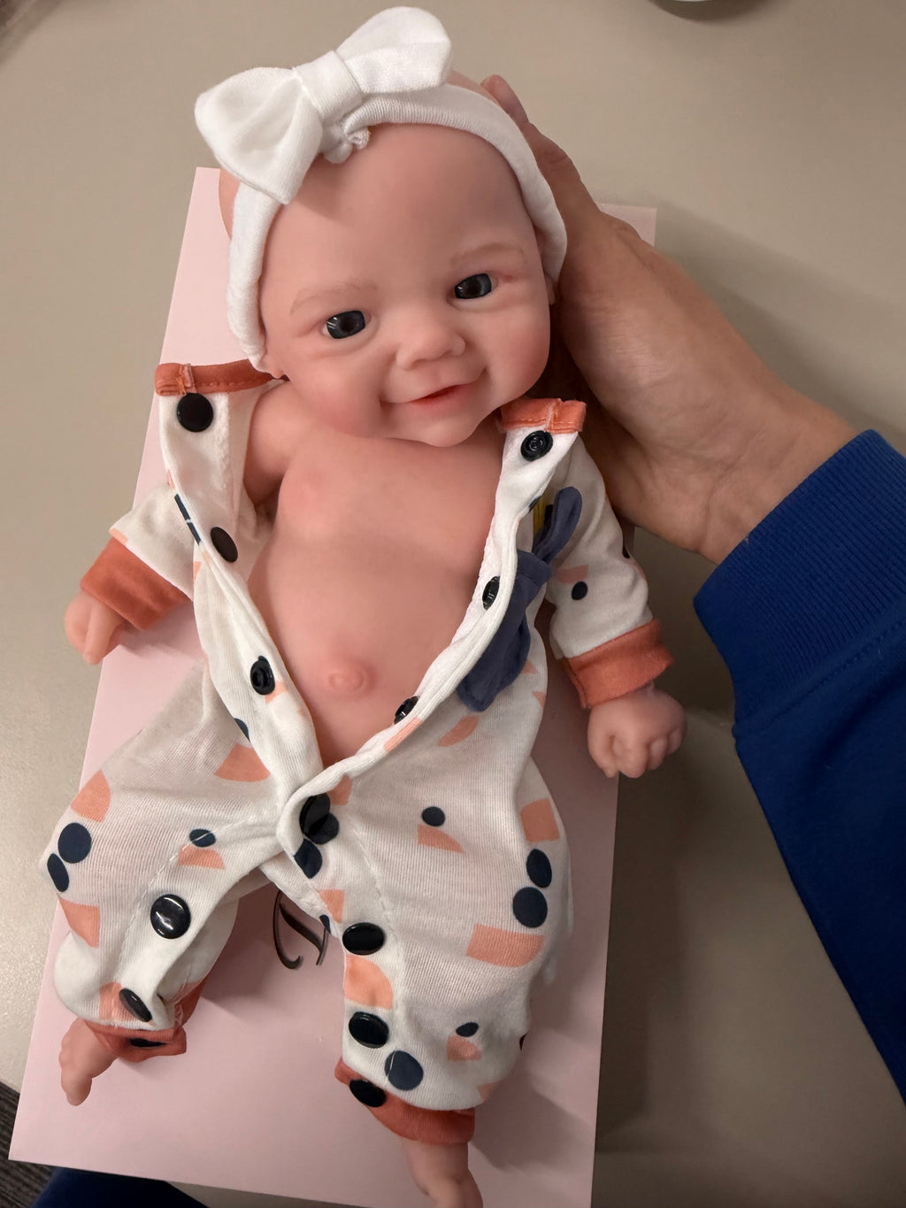 33cm Full Body Silicone Reborn Baby Girl – Mini ROMI | Dollsy