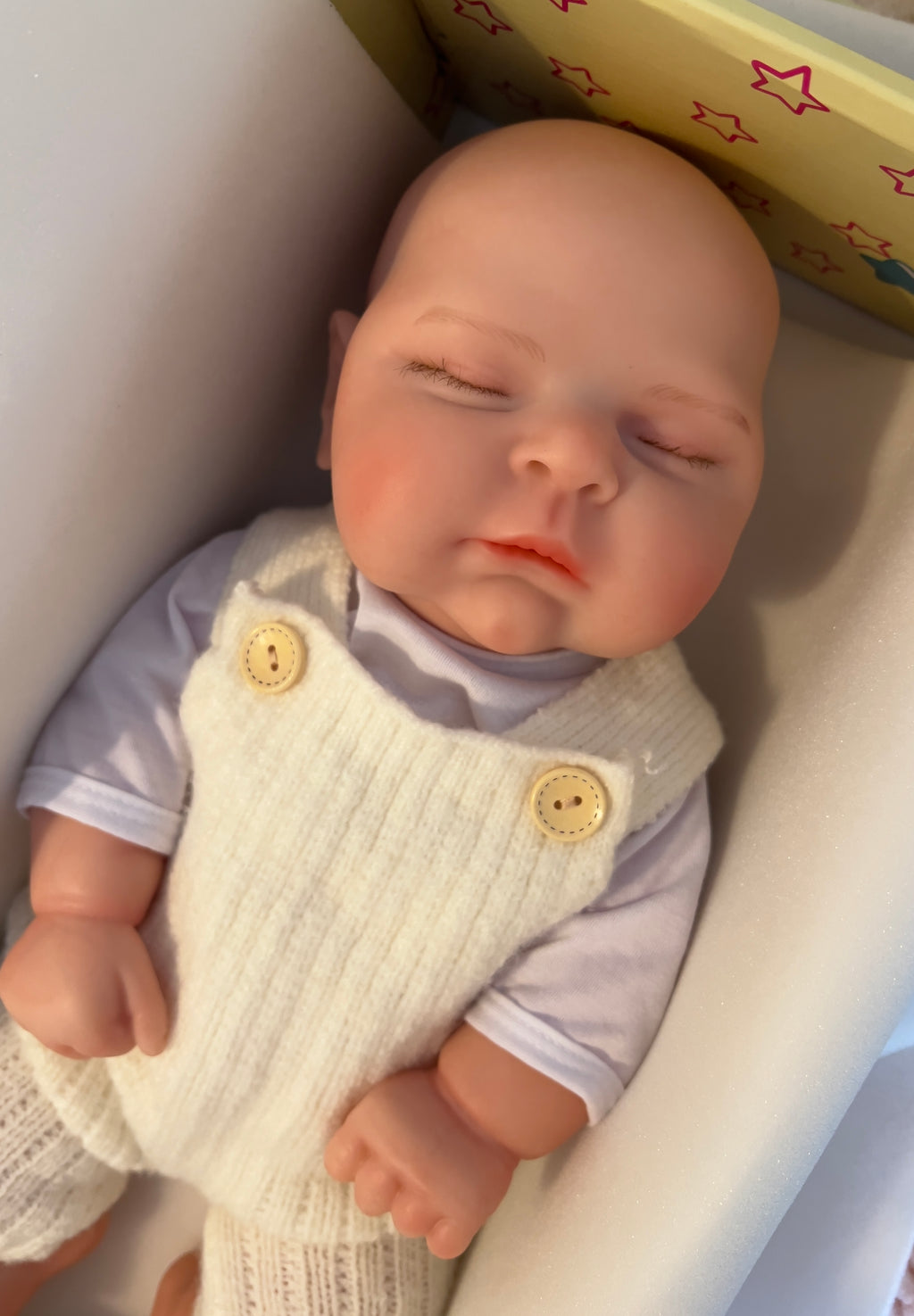 SUNNY - Realistic 100% Silicone Reborn Baby Doll 47cm, Squishy & Floppy
