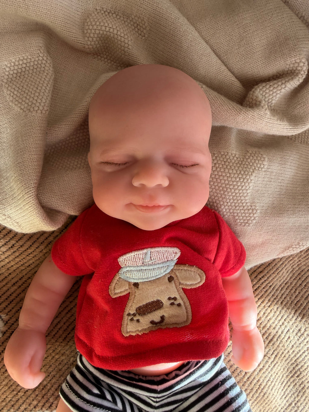 Mini JACK - Realistic 100% Silicone Reborn Baby Doll Boy 33cm, Squishy & Floppy