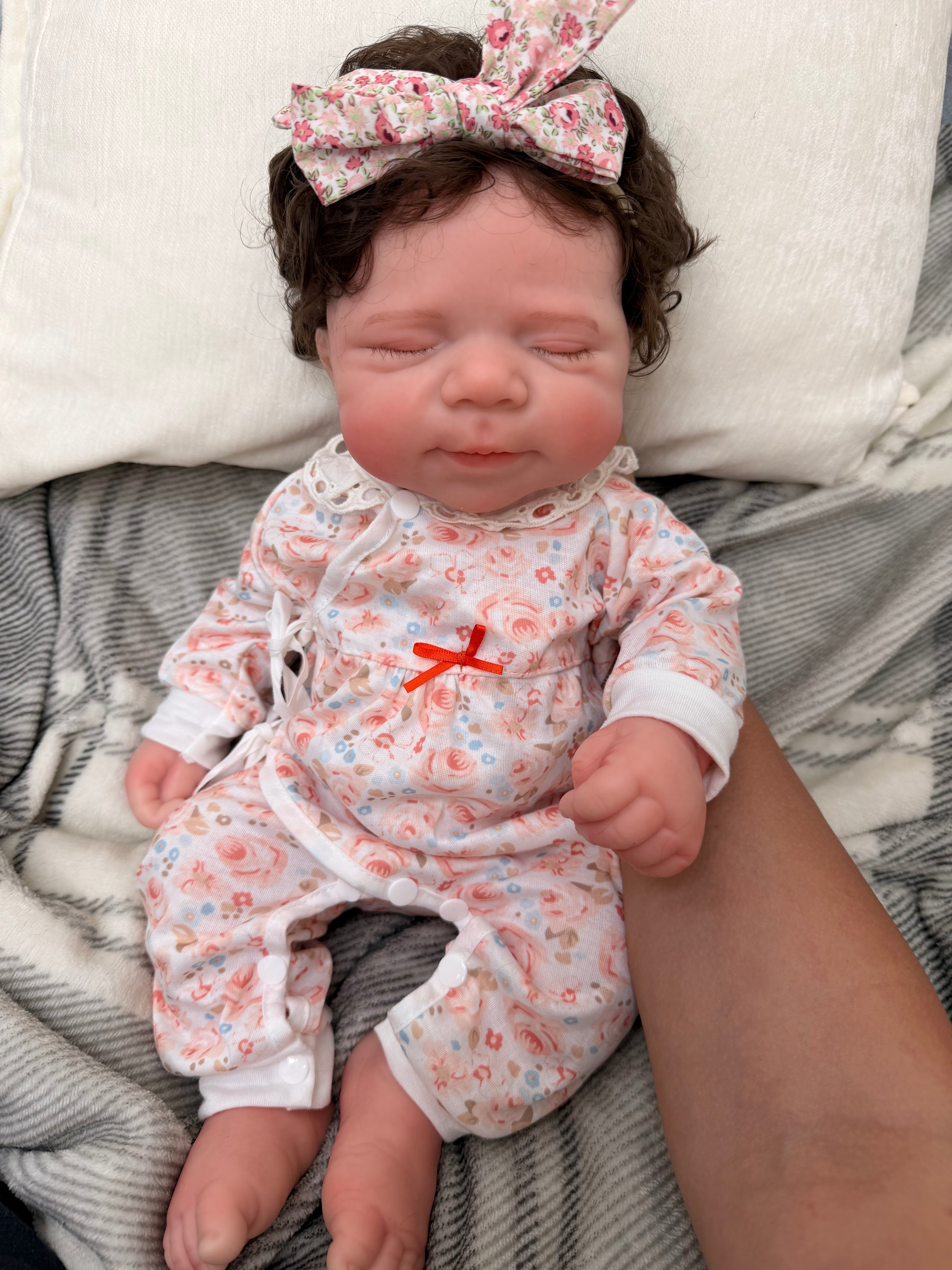 MIA - Realistic 100% Silicone Reborn Baby Doll 47cm, Squishy & Floppy