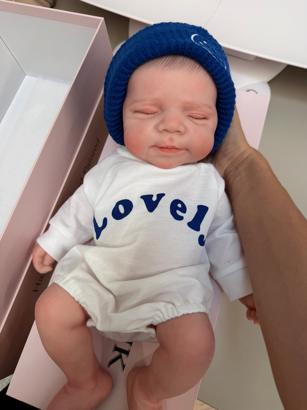 47cm Full Body Silicone Reborn Baby Boy with Painted Hair – JACK | Dollsy