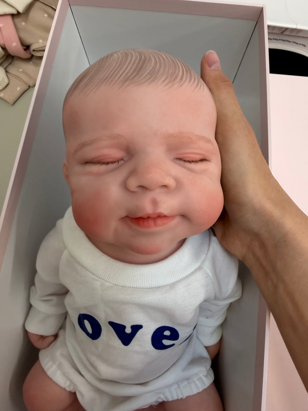 47cm Full Body Silicone Reborn Baby Boy with Painted Hair – JACK | Dollsy