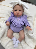 Realistic Reborn Baby Doll – 47cm Soft Cloth Body with Vinyl Limbs & Accessories