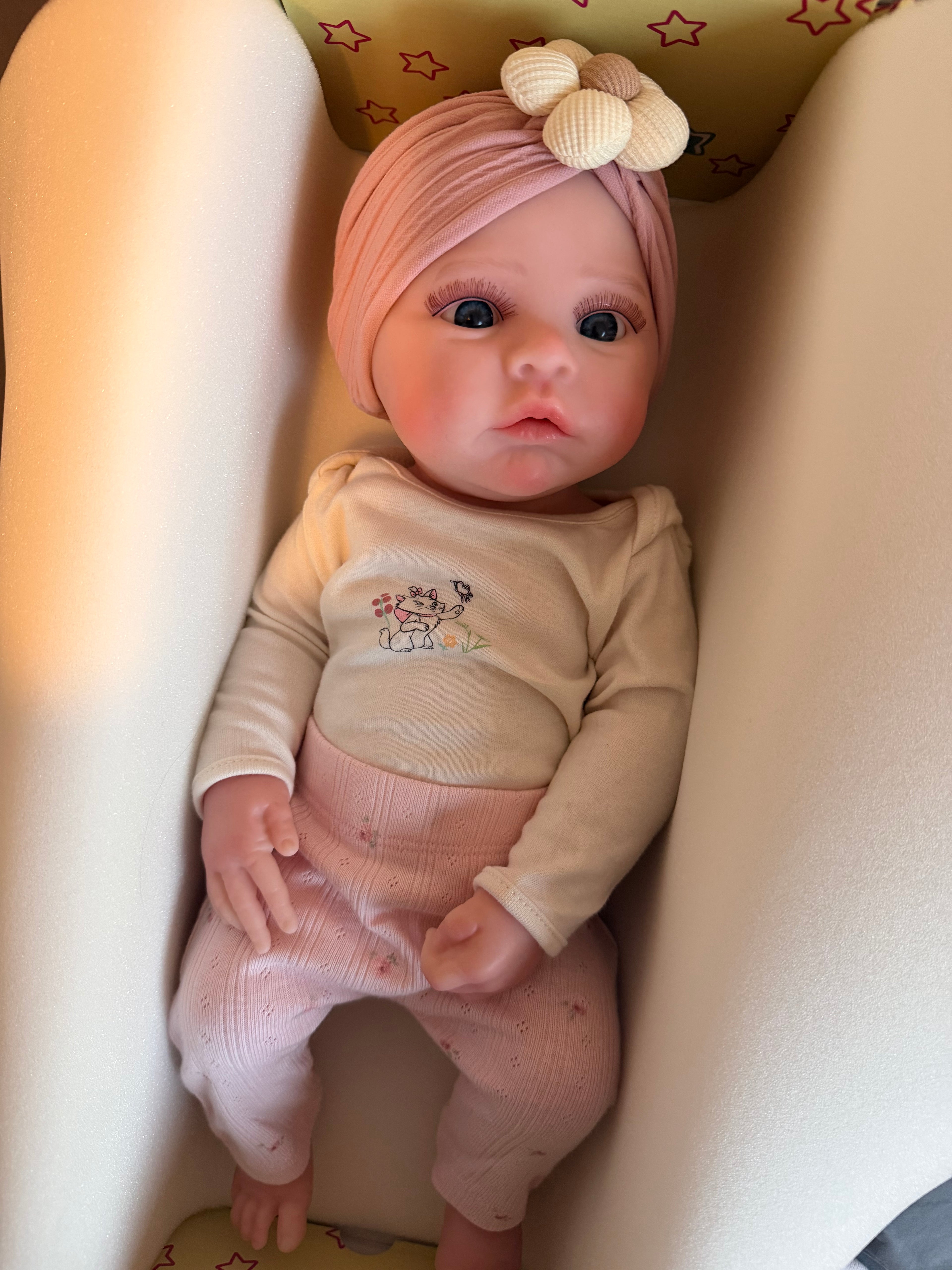 KIM - Realistic 100% Silicone Reborn Baby Doll 47cm, Squishy & Floppy