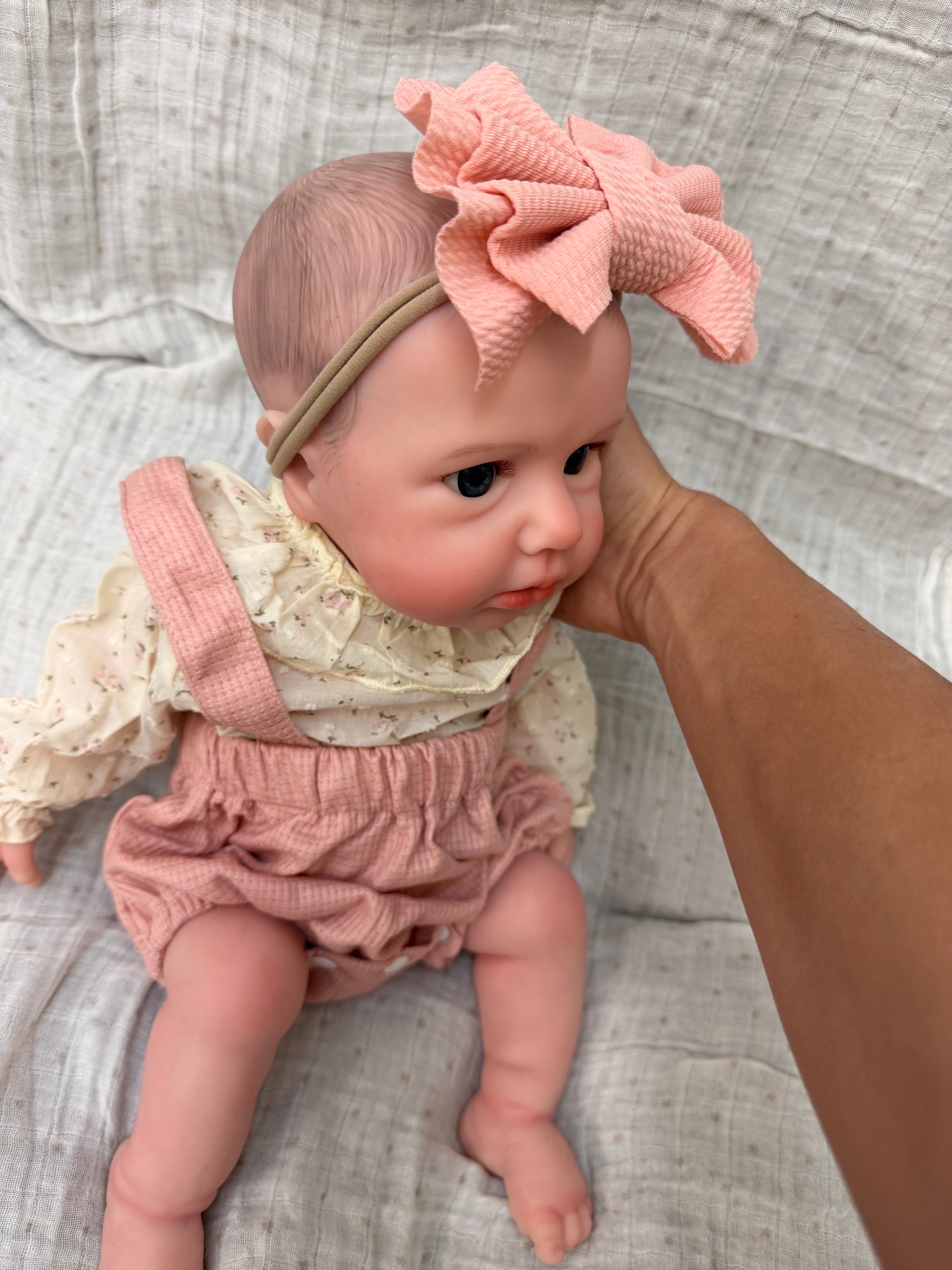 47cm Open-Eyed Full Body Silicone Reborn Baby Girl – ISABELLA | Dollsy