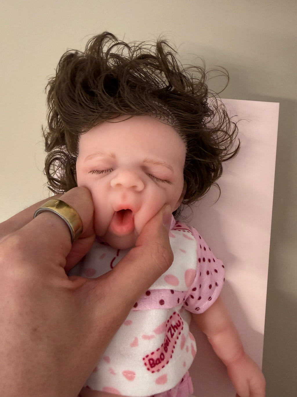 33cm Full Body Silicone Reborn Baby Girl with Hand-Rooted Nylon Hair – Mini MIA | Dollsy