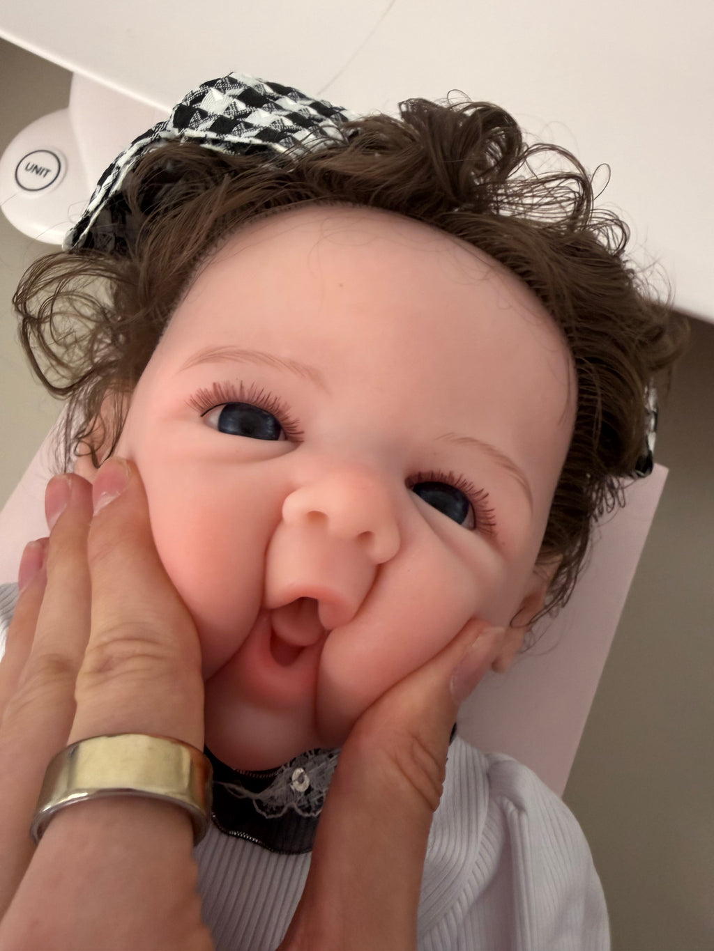 47cm Full Body Silicone Reborn Baby Girl with Rooted Nylon Hair – ROMI | Dollsy
