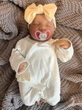 Realistic Reborn Baby Doll – 47cm Soft Cloth Body with Vinyl Limbs & Accessories
