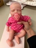 33cm Full Body Silicone Reborn Baby Girl (with painted hair) – Mini MIA | Dollsy