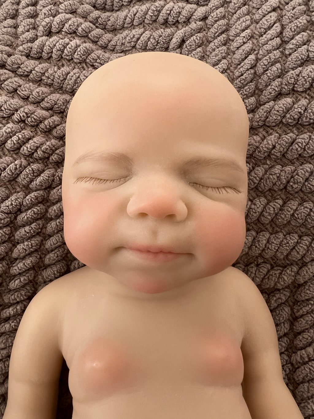 Realistic Silicone Baby Girl Doll – 33cm, Squishy & Floppy