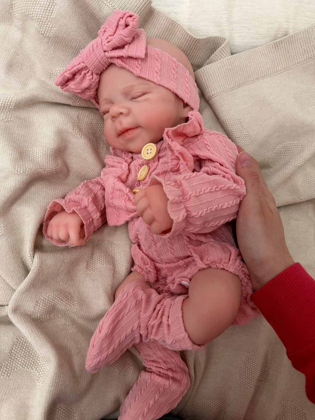 MIA - Realistic 100% Silicone Reborn Baby Doll 47cm, Squishy & Floppy