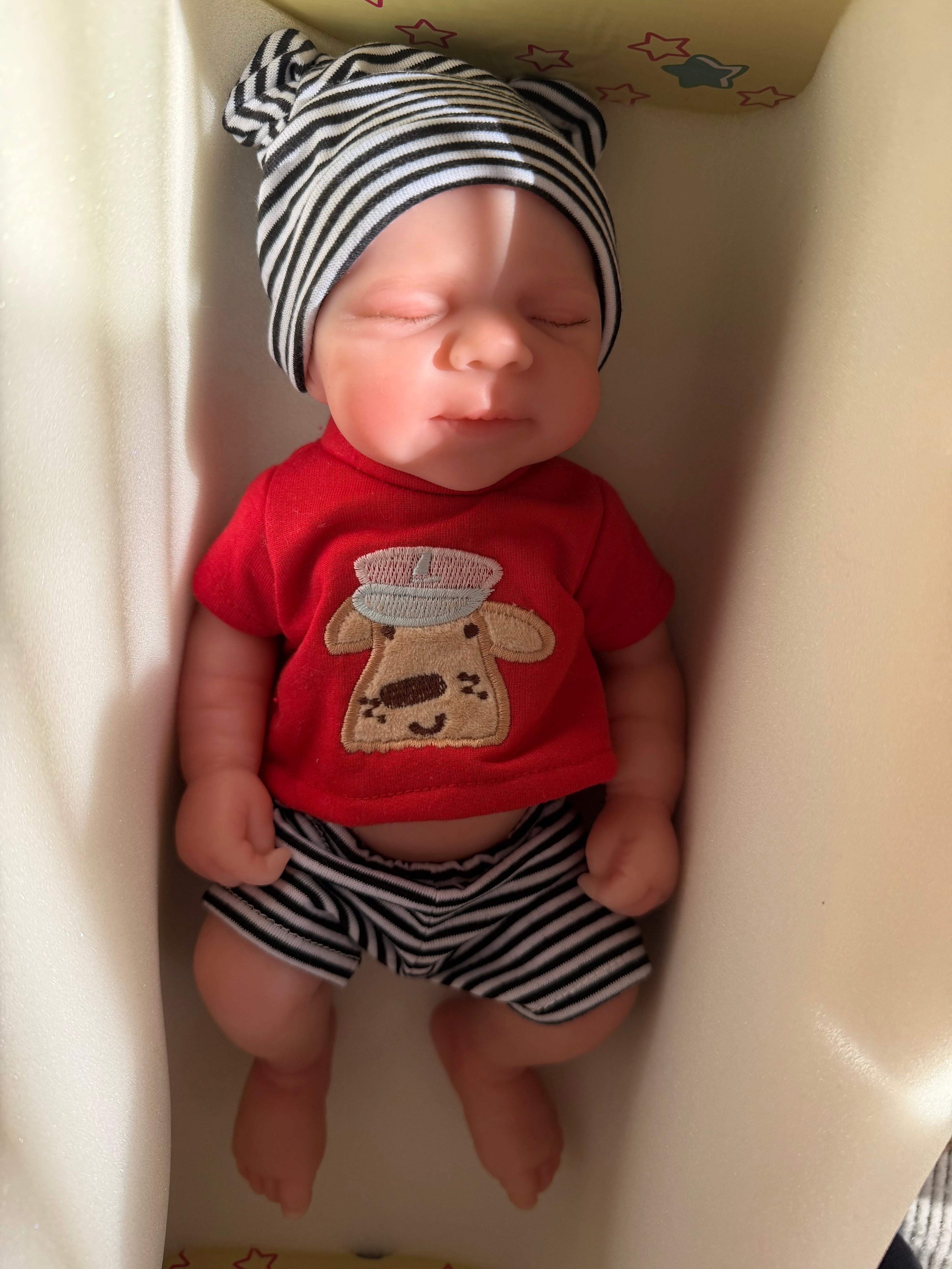 Mini JACK - Realistic 100% Silicone Reborn Baby Doll Boy 33cm, Squishy & Floppy