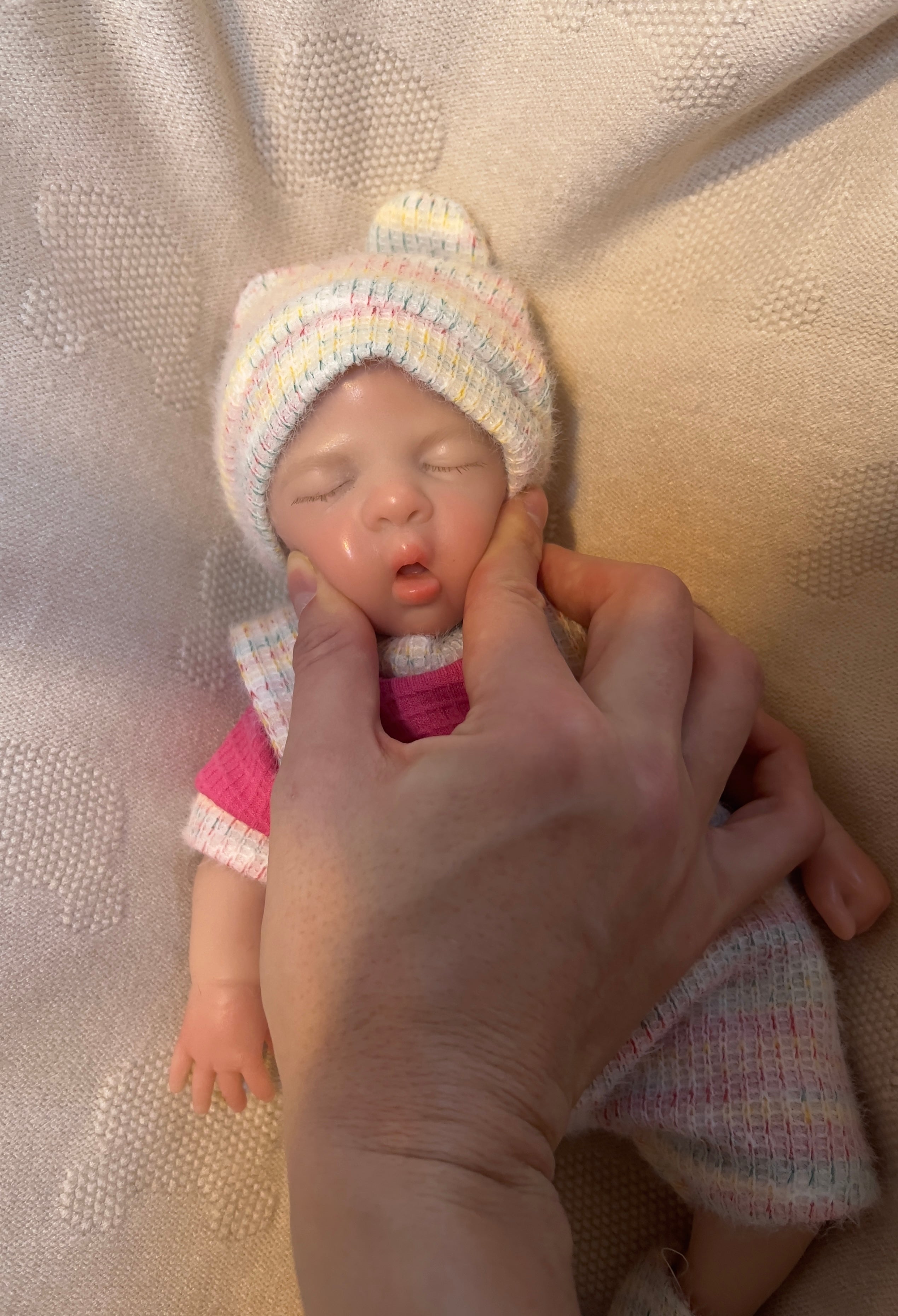 Mini ELLA - Realistic 100% Silicone Reborn Baby Doll 33cm, Squishy & Floppy