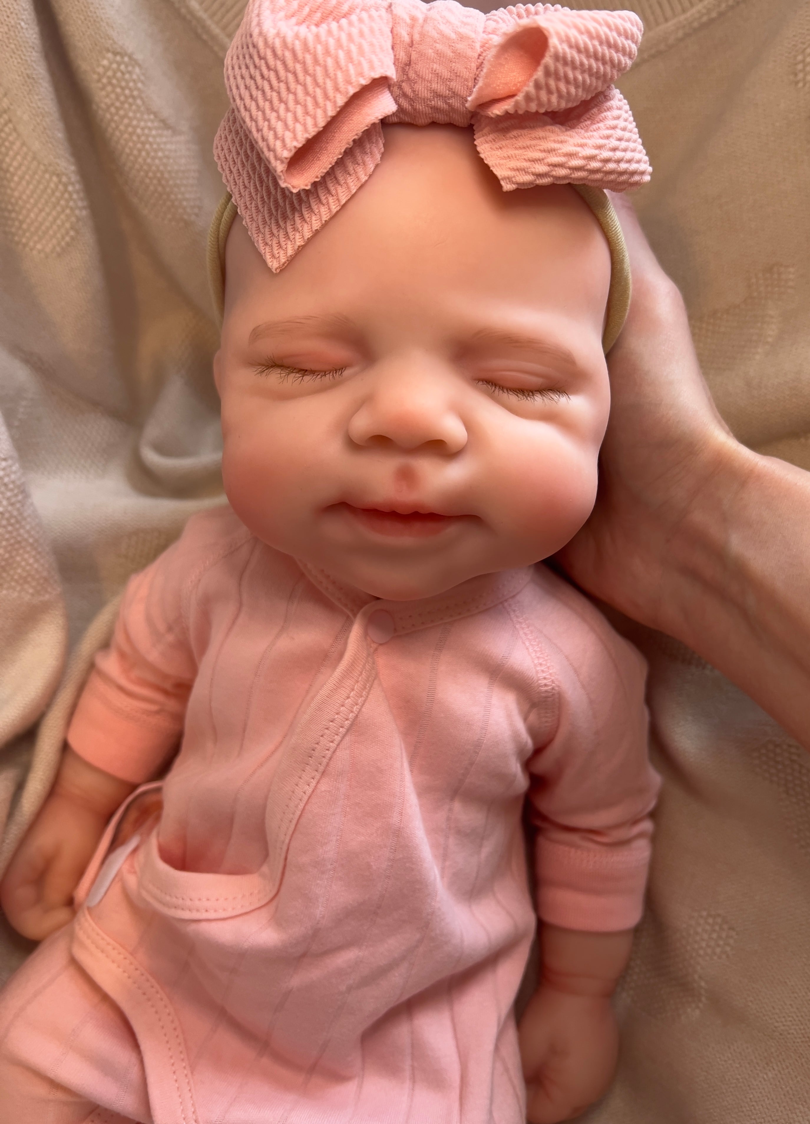 MIA - Realistic 100% Silicone Reborn Baby Doll 47cm, Squishy & Floppy
