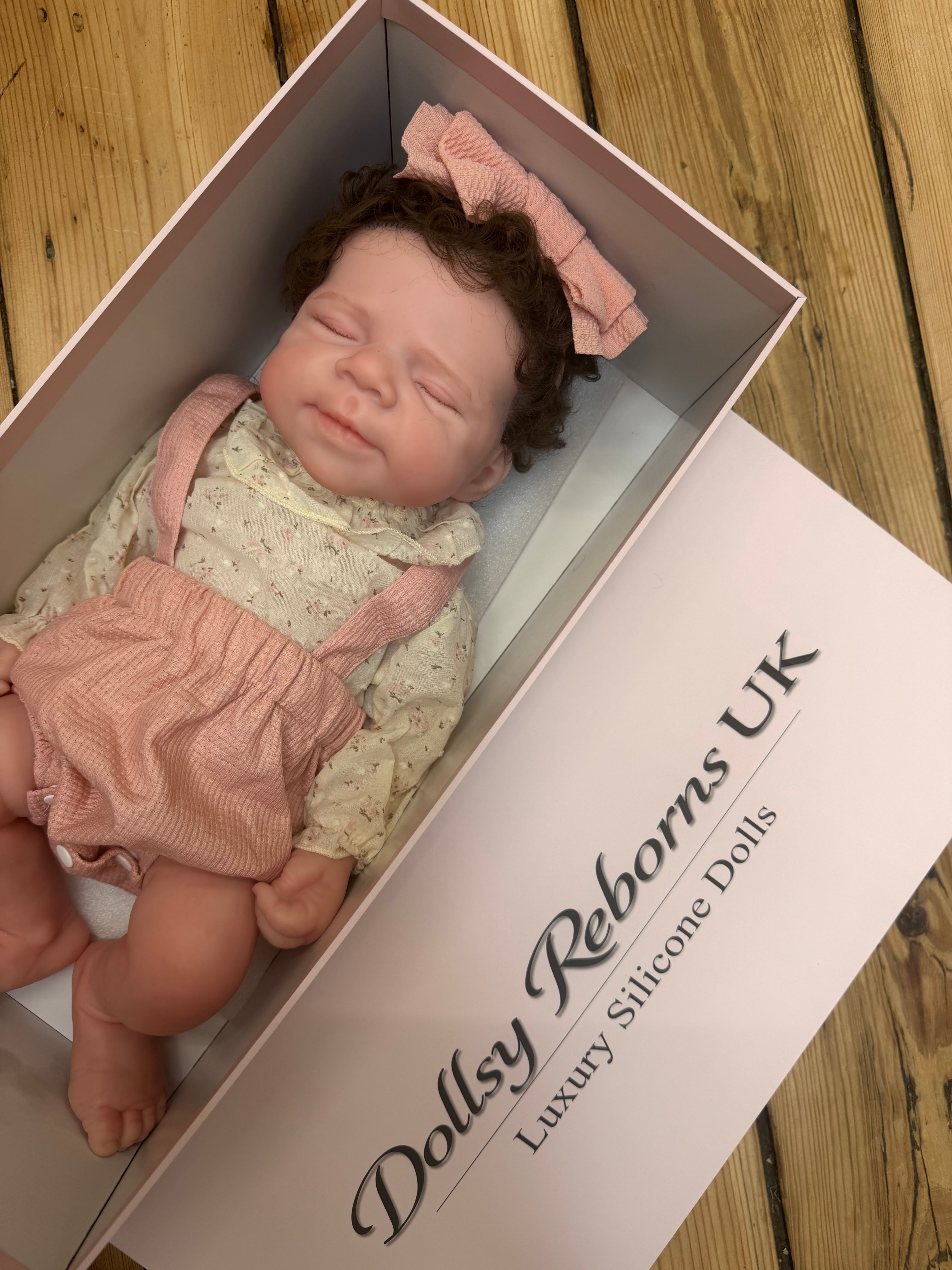 47cm Full Body Silicone Reborn Baby Girl with Rooted Nylon Hair – MIA | Dollsy