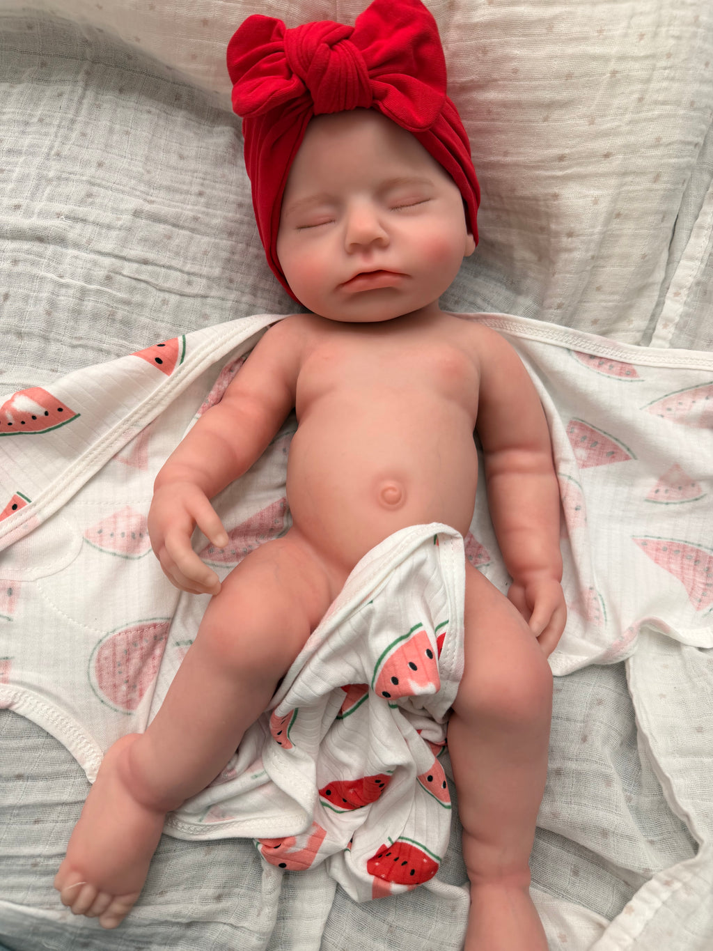 45cm Floppy Full Body Silicone Reborn Baby Girl – AVA | Dollsy