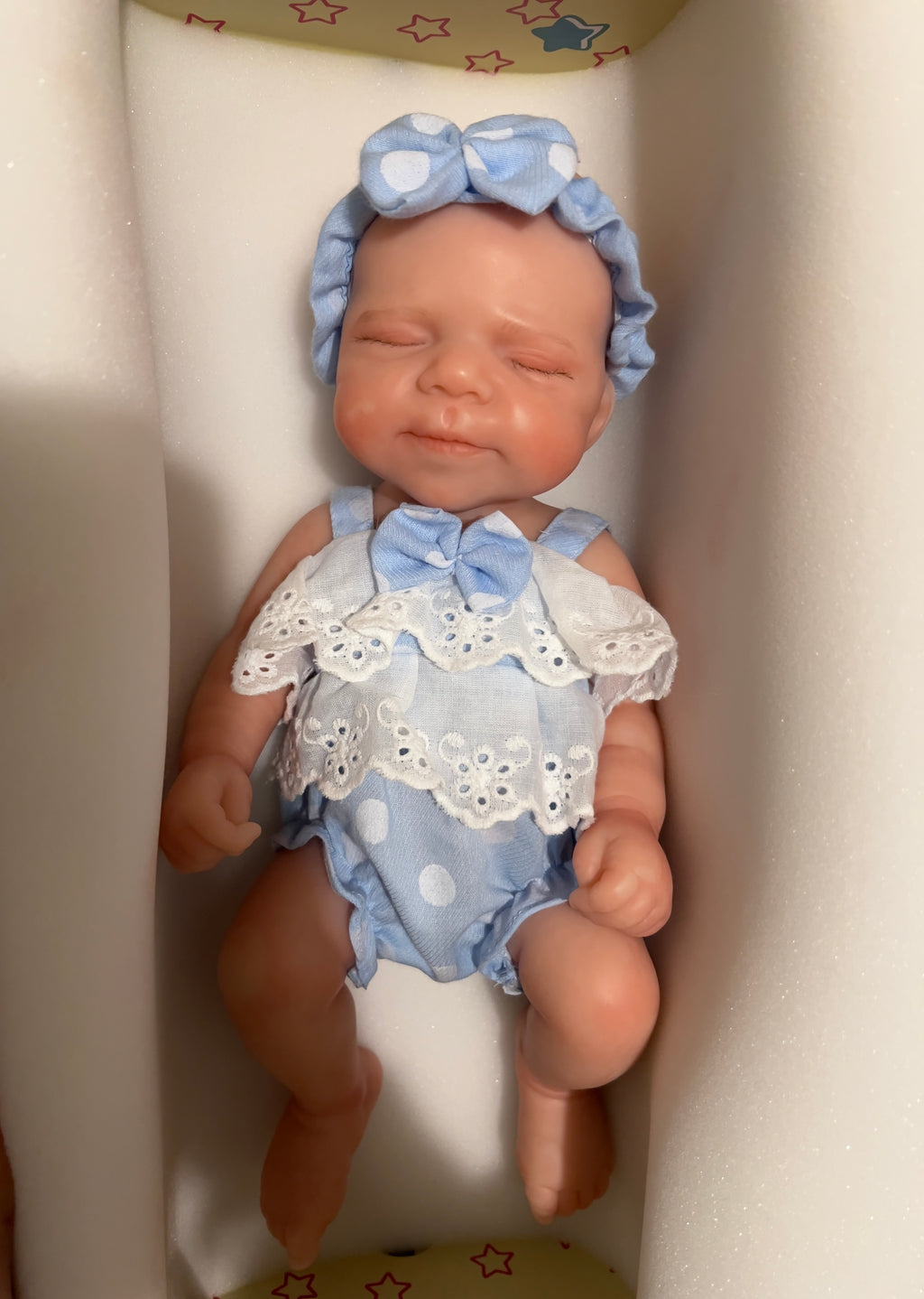 Realistic Silicone Baby Girl Doll – 33cm, Squishy & Floppy