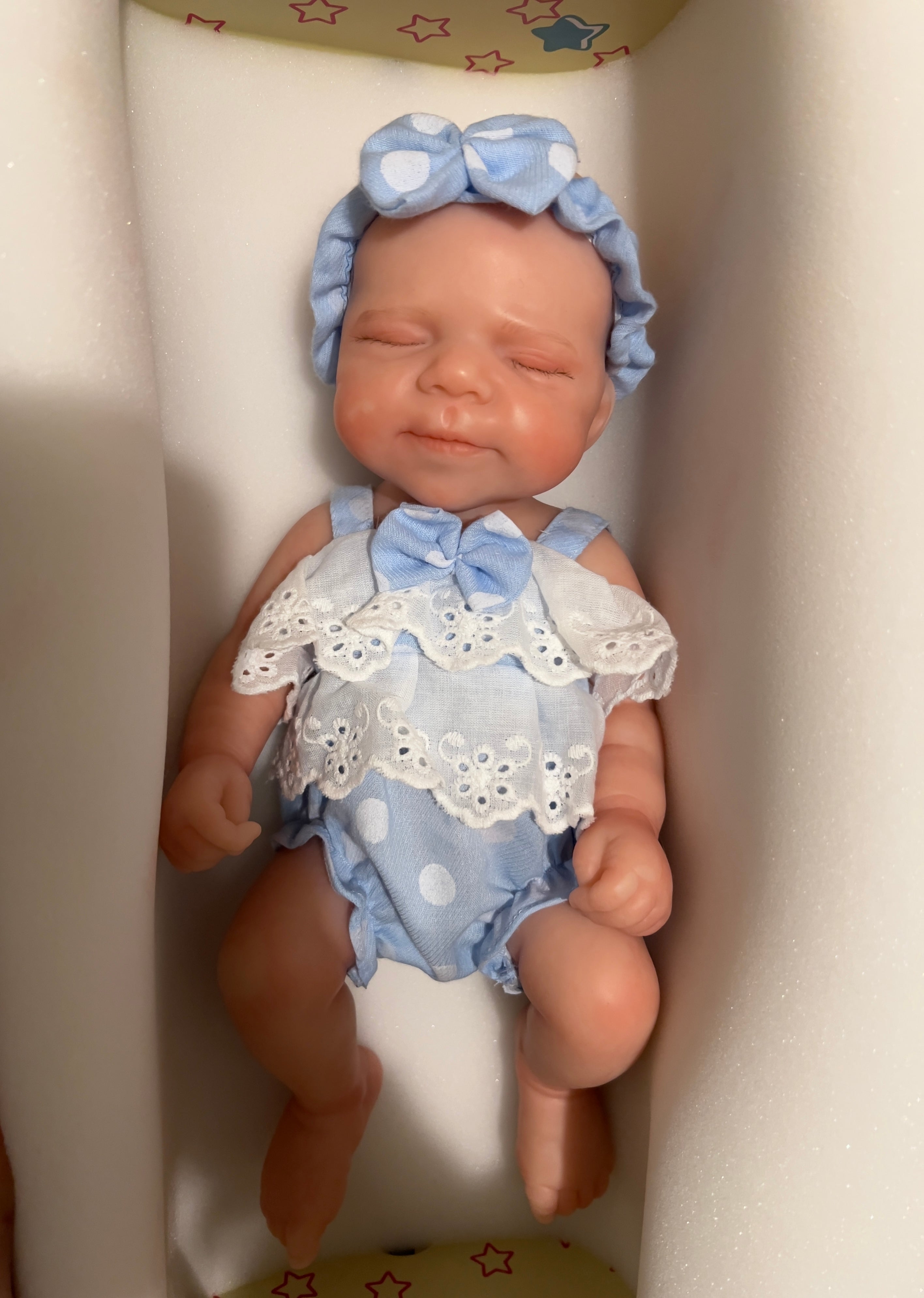 Realistic Silicone Baby Girl Doll – 33cm, Squishy & Floppy