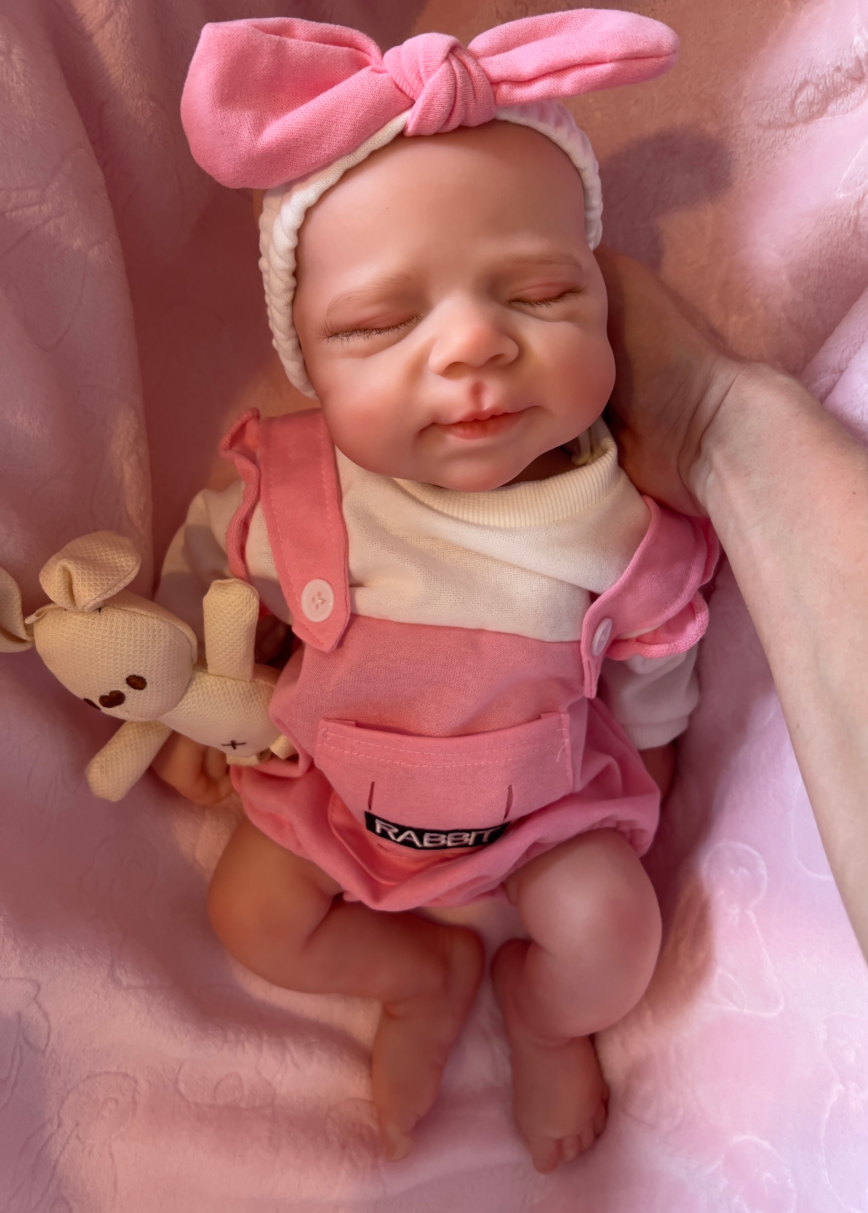 MIA - Realistic 100% Silicone Reborn Baby Doll 47cm, Squishy & Floppy