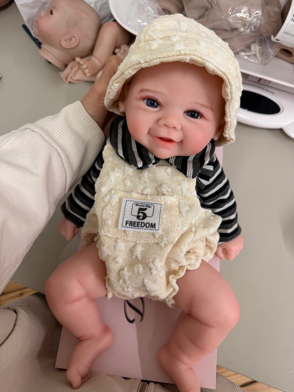 47cm Floppy Full Body Silicone Reborn Baby Girl – ROMI | Dollsy