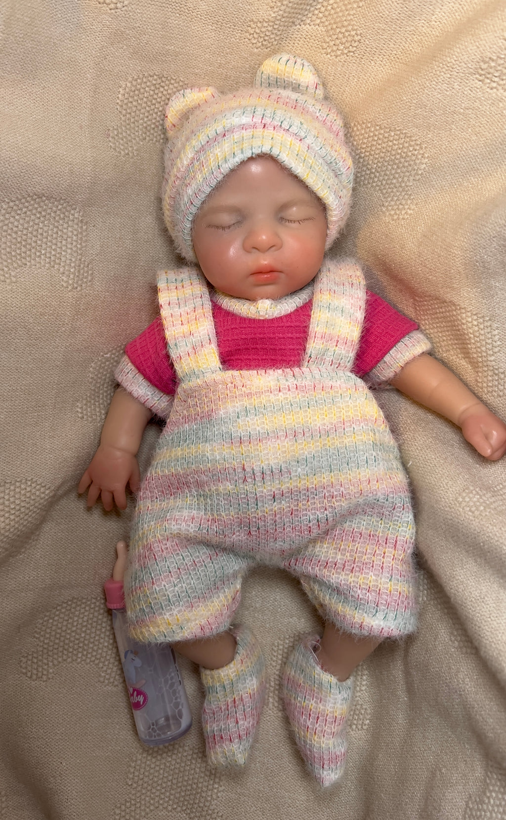 Mini ELLA - Realistic 100% Silicone Reborn Baby Doll 33cm, Squishy & Floppy