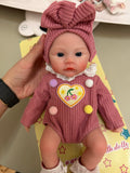 Mini KIM - Realistic 100% Silicone Reborn Baby Doll 33cm, Squishy & Floppy