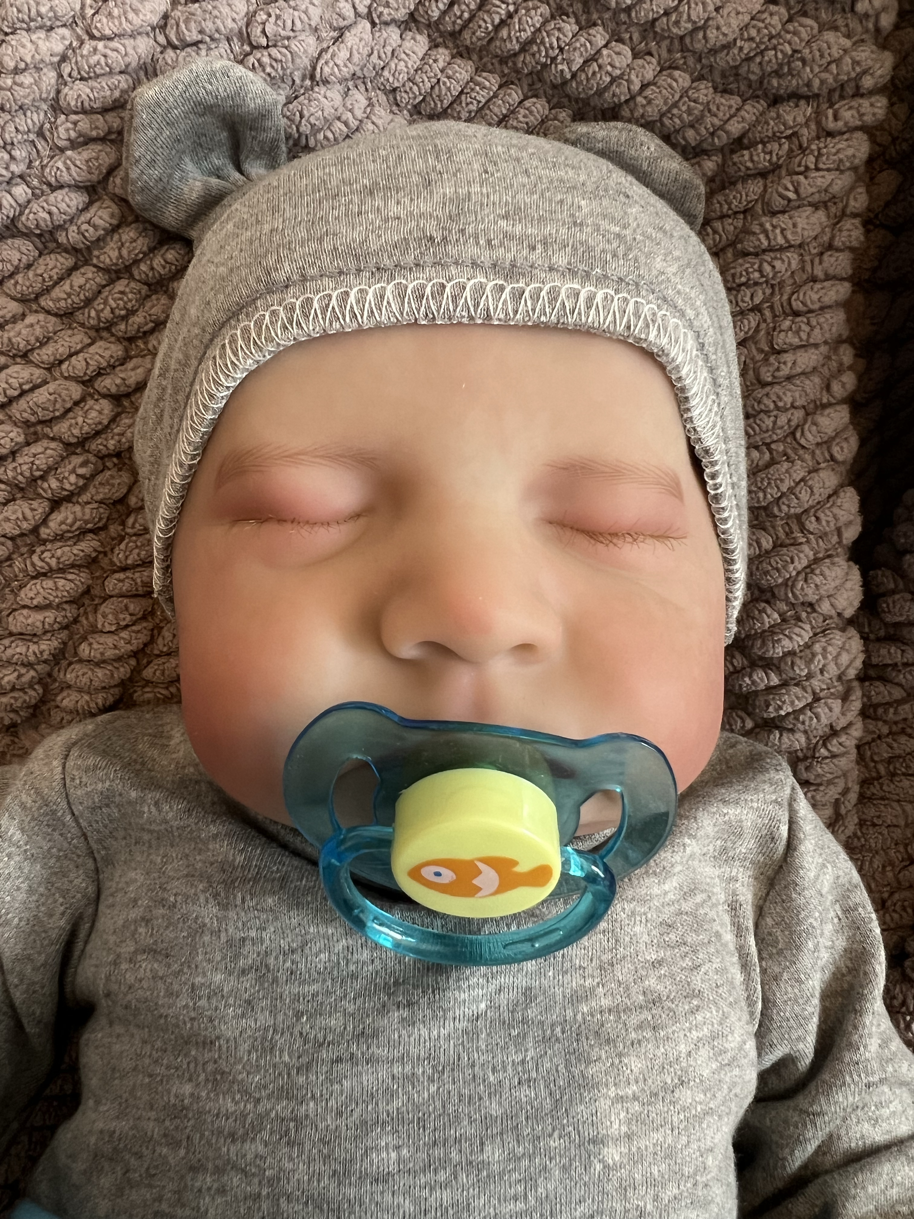 Realistic Full Vinyl Reborn Style Baby Boy – 47cm with Accessories