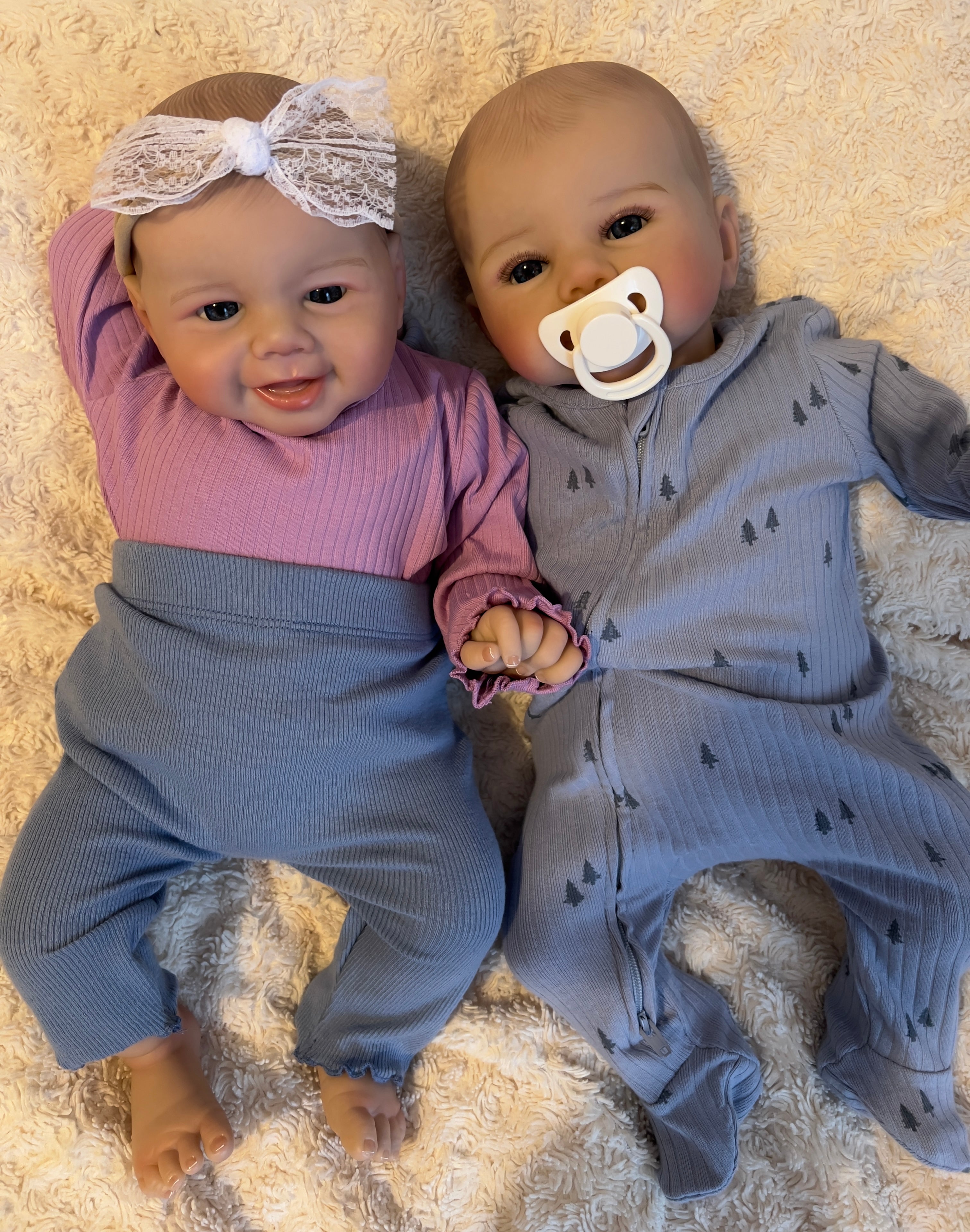 Weighted Reborn Doll Twins – Realistic Feel & Comforting Design