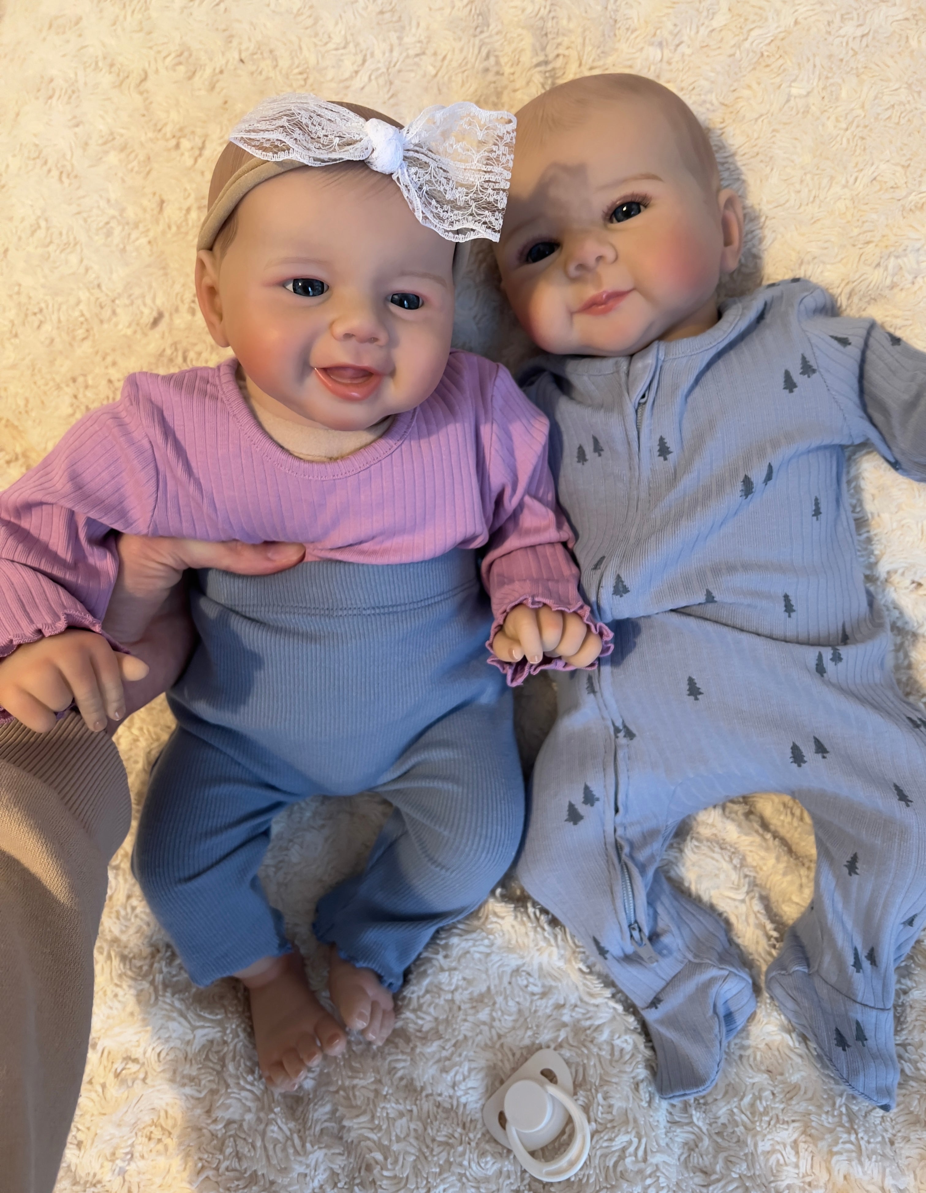Weighted Reborn Doll Twins – Realistic Feel & Comforting Design