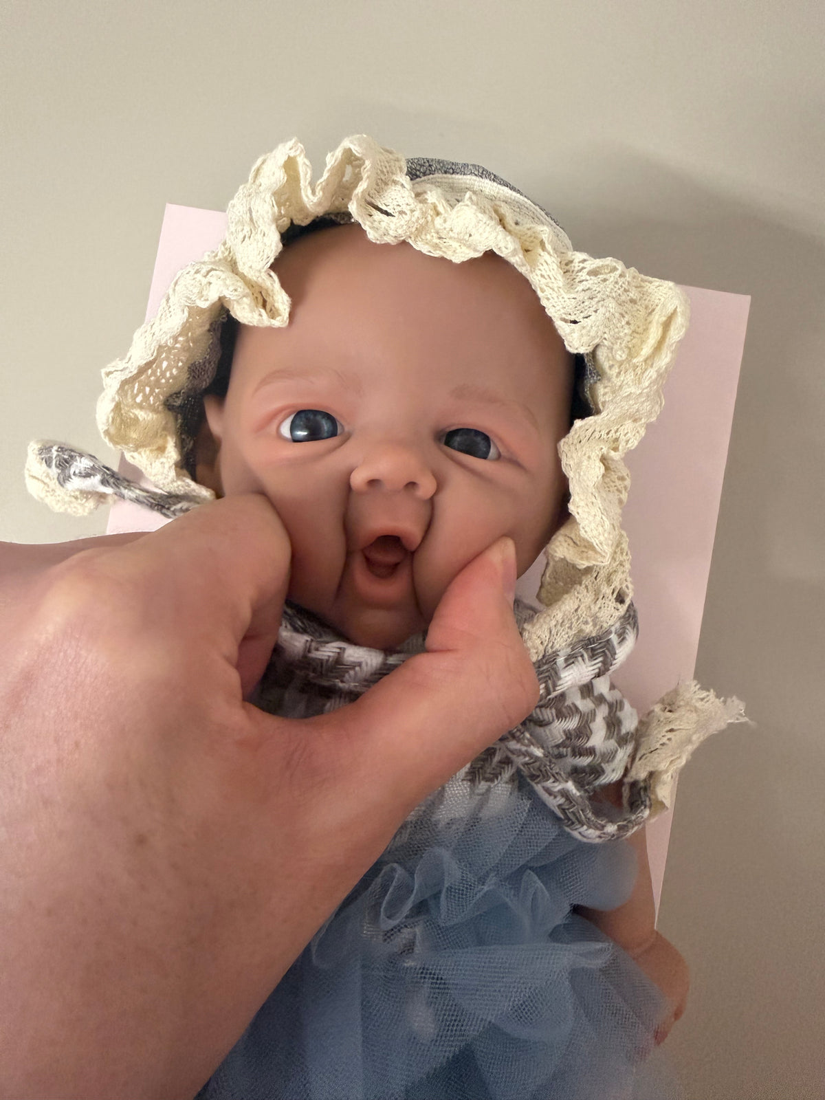 33cm Full Body Silicone Reborn Baby Girl – Mini ROMI (Dark Skin)| Dollsy
