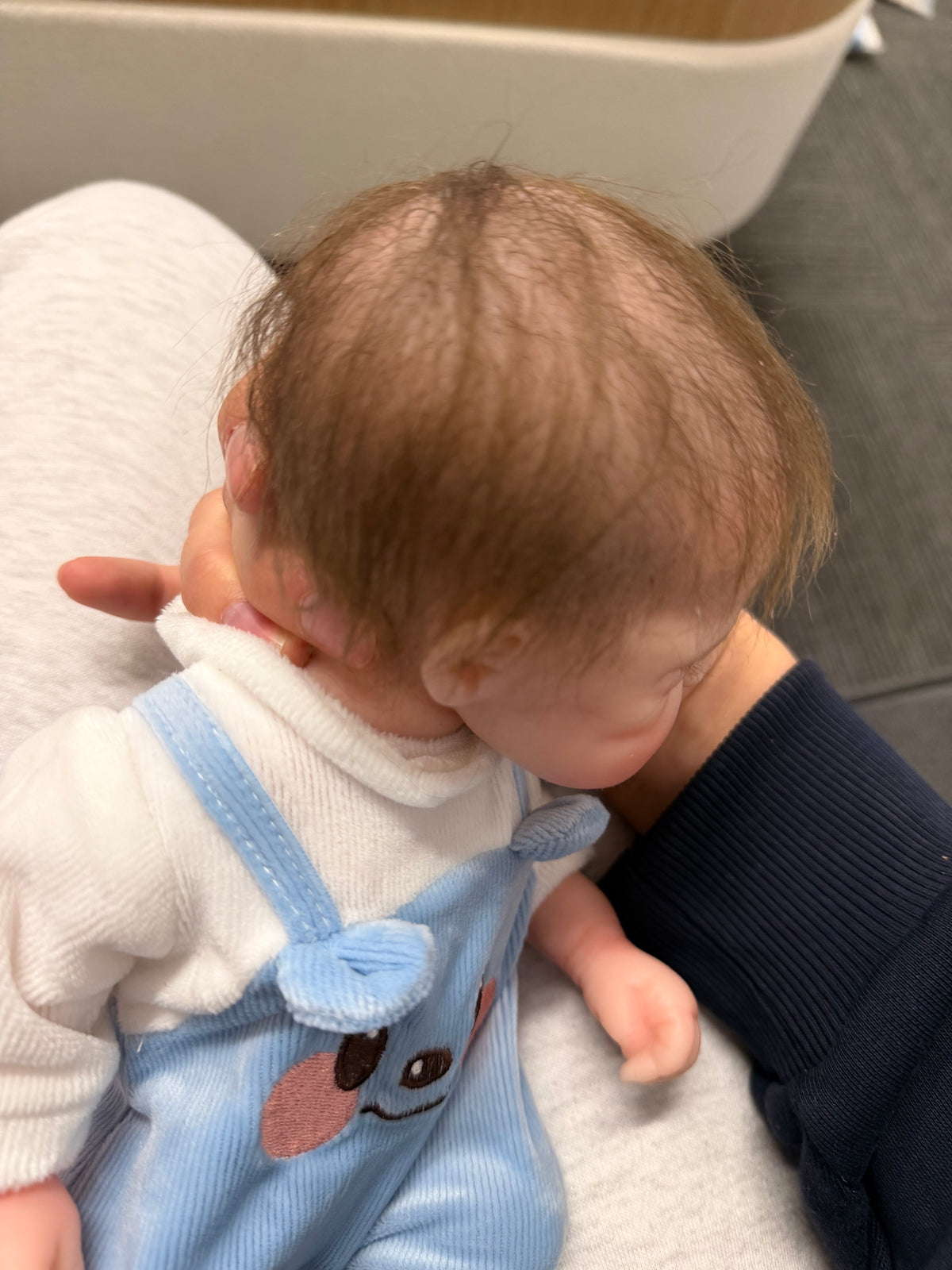 33cm Full Body Silicone Reborn Baby Boy with Hand-Rooted Mohair Hair – Mini JACK | Dollsy