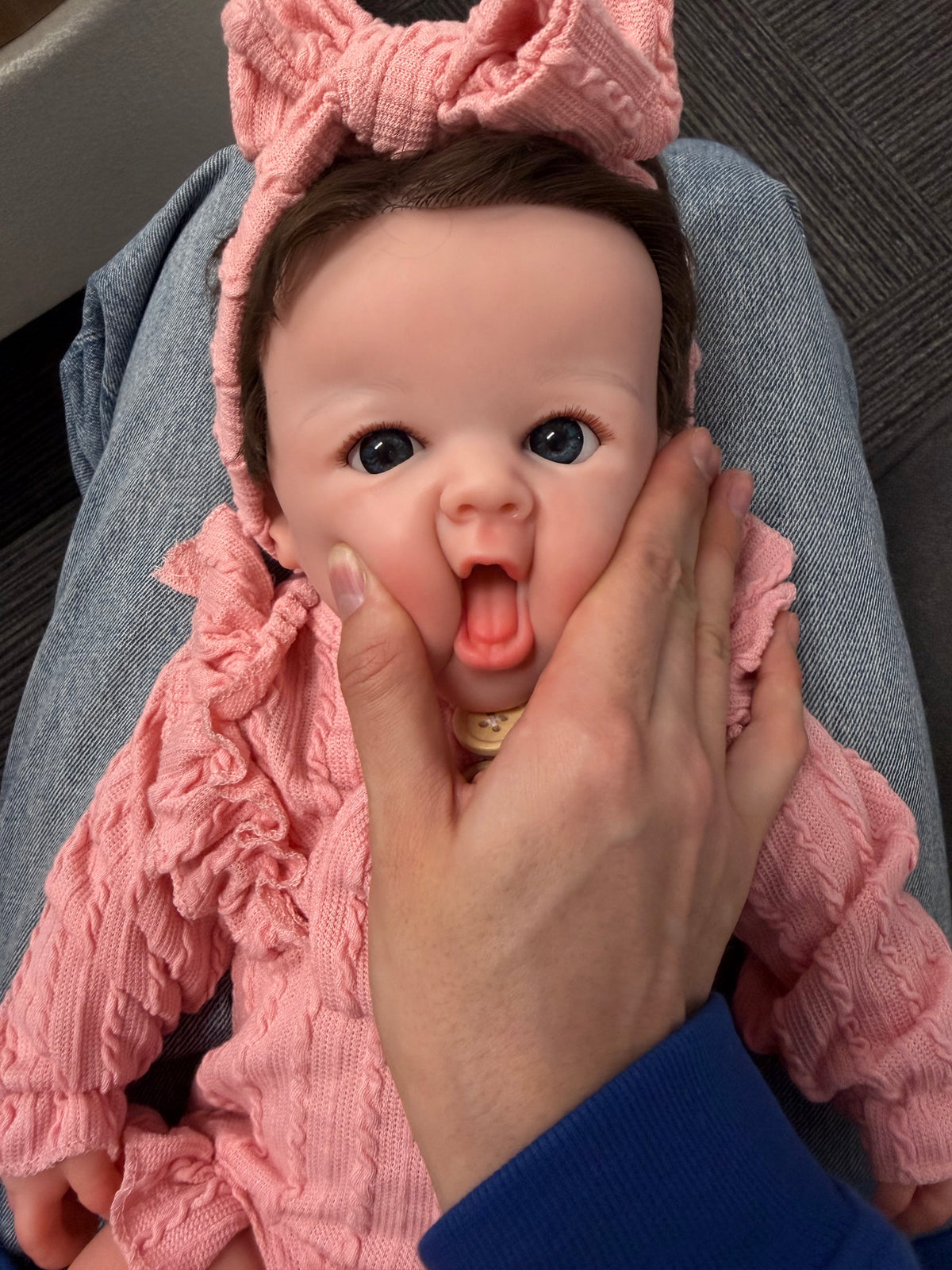 50cm Full Body Silicone Reborn Baby Girl with Rooted Nylon Hair – BLAKE | Dollsy