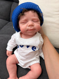 47cm Full Body Silicone Reborn Baby Boy with Hand-Rooted Nylon Hair – JACK | Dollsy